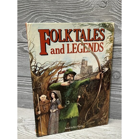 Vintage 1984 Folk Tales And Legends Hardcover Book Traditional Stories - Picture 2 of 12